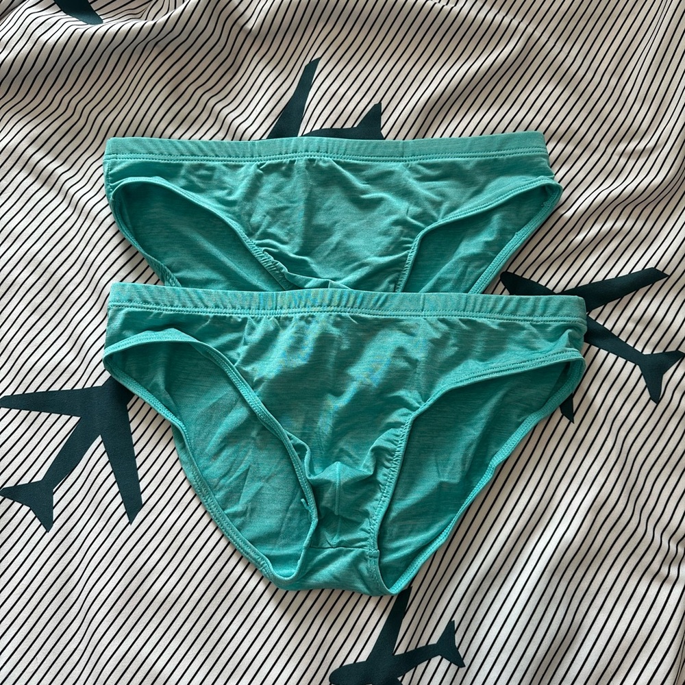 Men's Teal Briefs. Both for $15